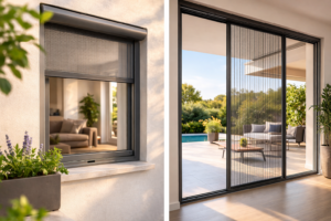 Moustiquaire pour baie vitree